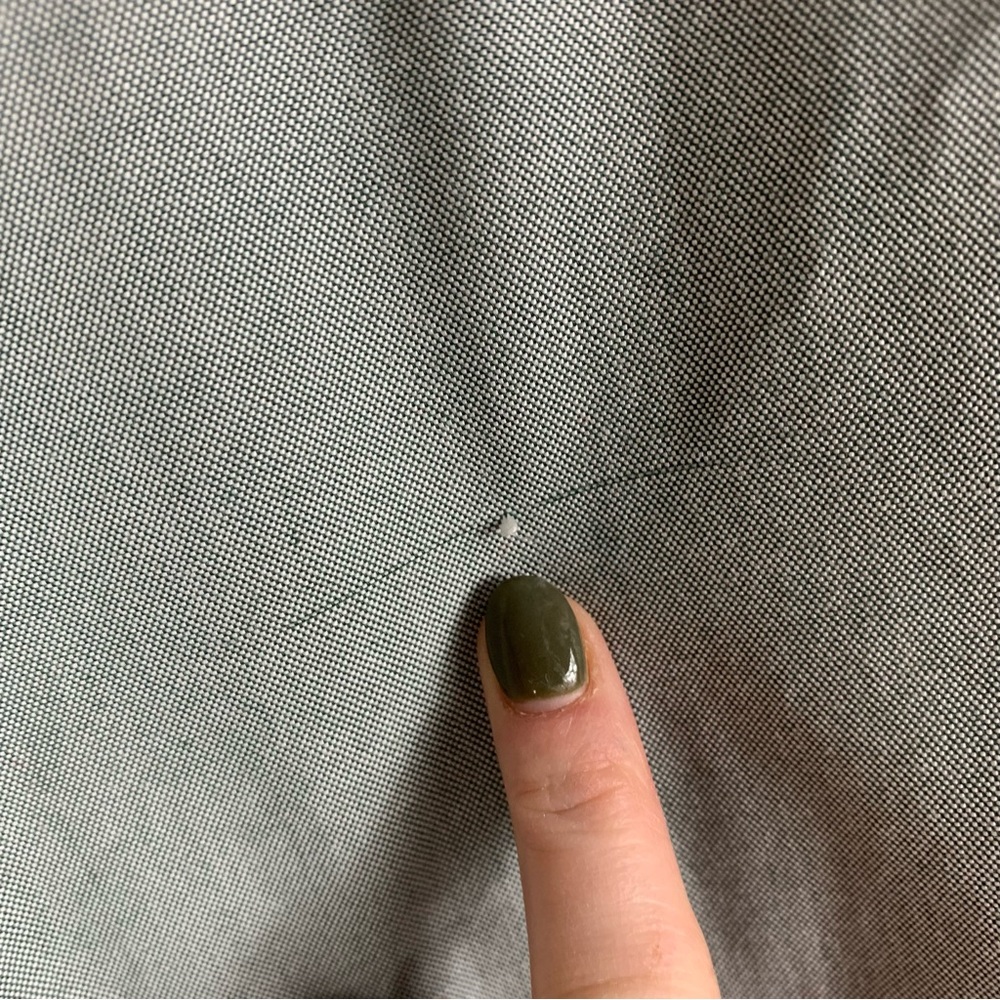 LL Bean Green Cotton Single Needle Tailoring 17.5-34 Button Down Shirt - Picture 8 of 9